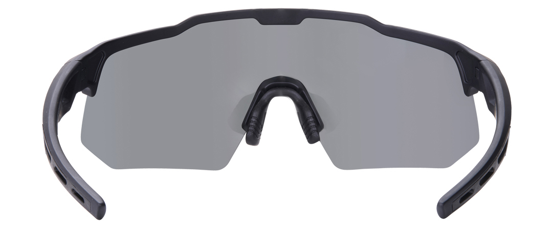Todd frame in the colour Obsidian Black displayed in back angle view.