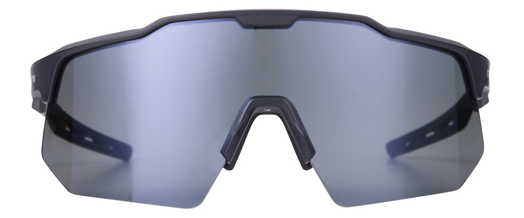 Todd frame in the colour Obsidian Black displayed in front angle view.
