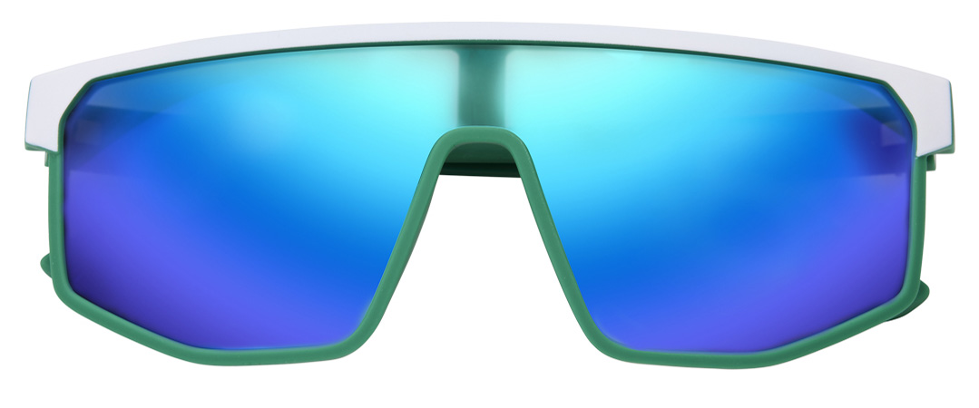 Goups frame in the colour Beetle Glaze displayed in flat angle view.